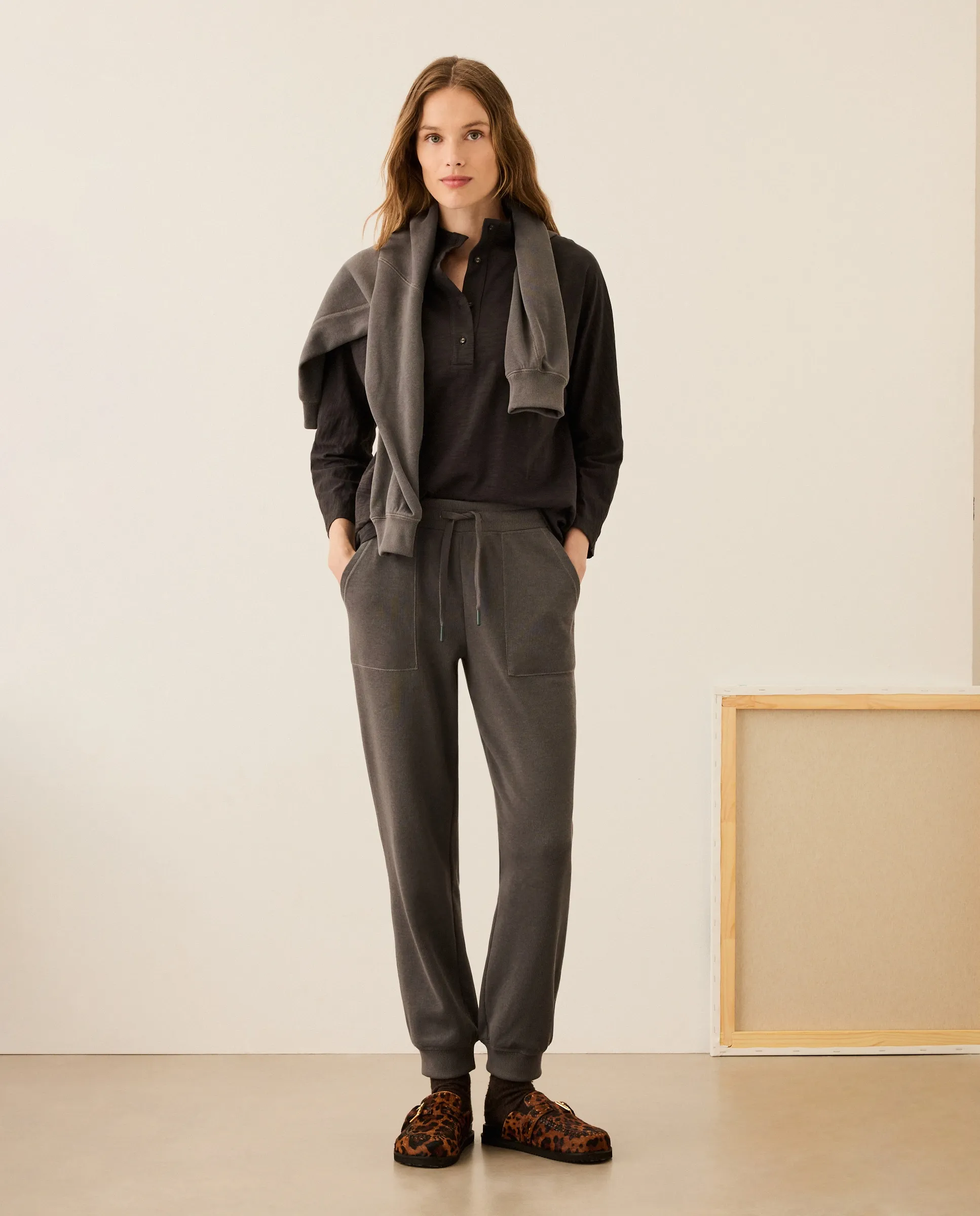 Женские брюки из флиса Stella Rittwagen, антрацитовый
Женские брюки из флиса Stella Rittwagen, антрацитовый