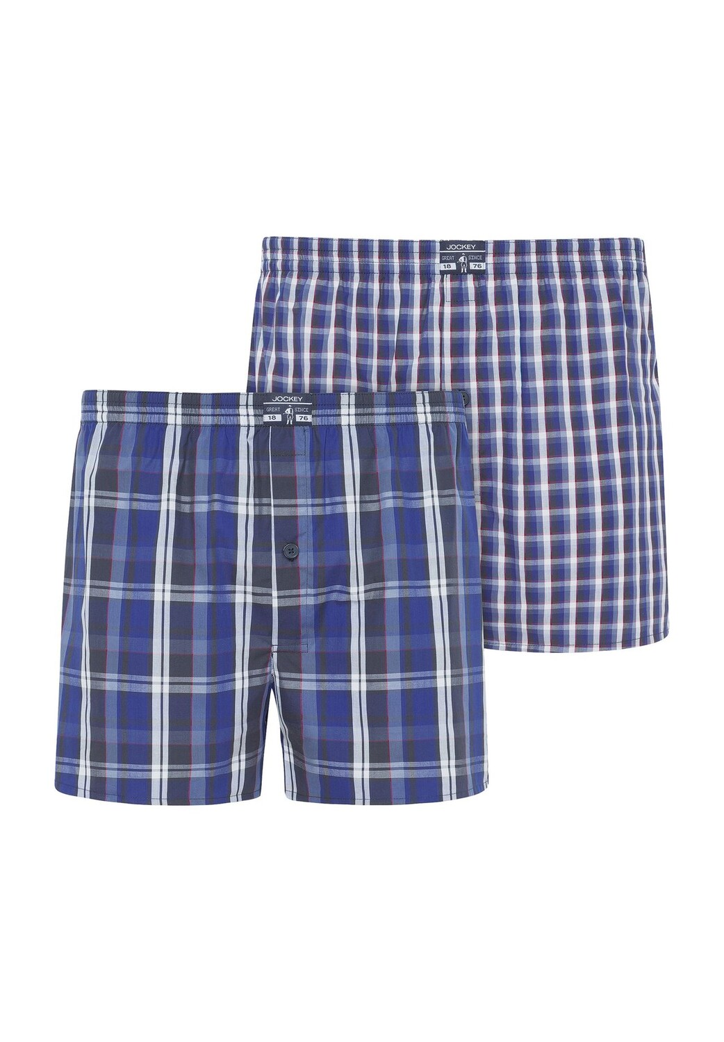 Набор из 2 мужских боксеров с рисунком JOCKEY, цвет Navy Check
Набор из 2 мужских боксеров с рисунком JOCKEY, цвет Navy Check