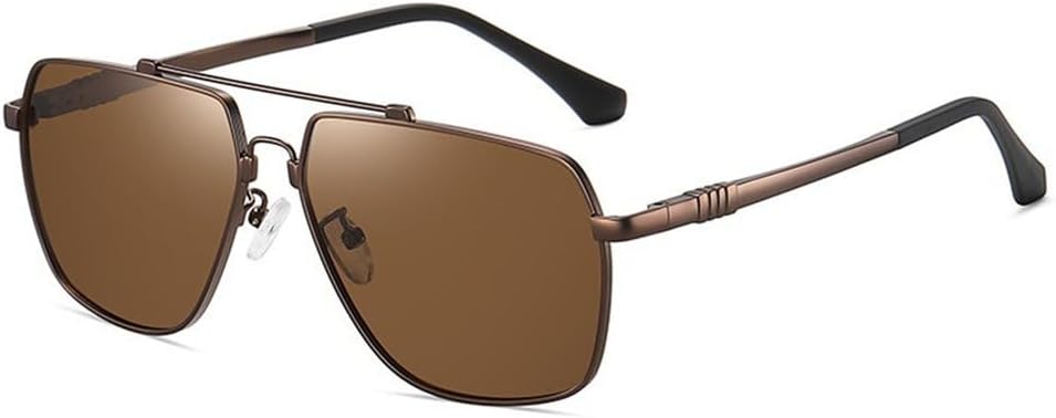 Мужские поляризованные солнцезащитные очки с металлическим корпусом, защита от ультрафиолета UV400, для путешествий на открытом воздухе, пляжа, вождения, рыбалки и других целей PRSTNN, Matte Brown Tea
Мужские поляризованные солнцезащитные очки с металлическим корпусом, защита от ультрафиолета UV400, для путешествий на открытом воздухе, пляжа, вождения, рыбалки и других целей PRSTNN, Matte Brown Tea