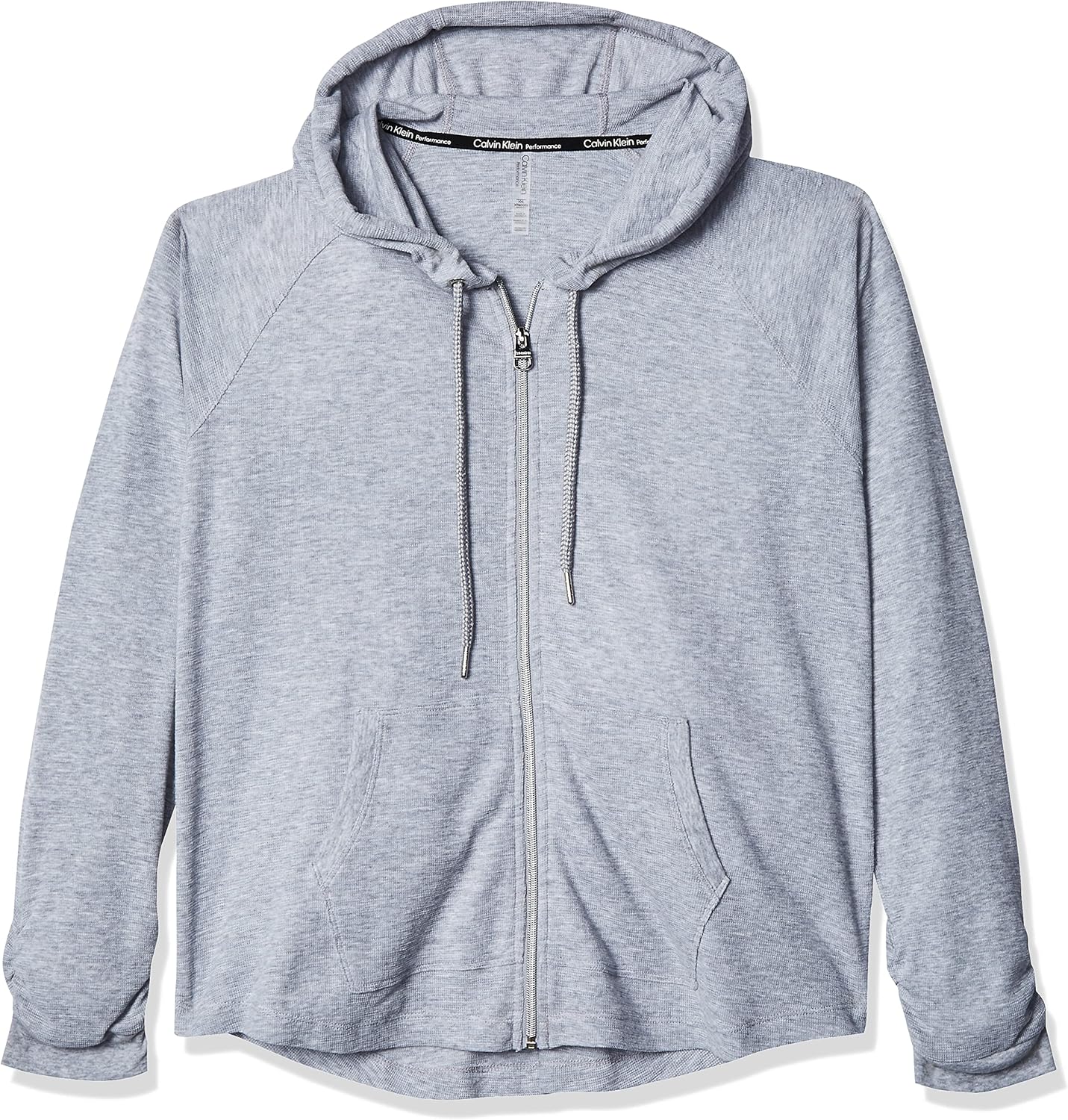 Женская толстовка с капюшоном Calvin Klein Premium Performance с длинными рукавами и застежкой-молнией (стандартная и плюс), Pearl Grey Heather
Женская толстовка с капюшоном Calvin Klein Premium Performance с длинными рукавами и застежкой-молнией (стандартная и плюс), Pearl Grey Heather