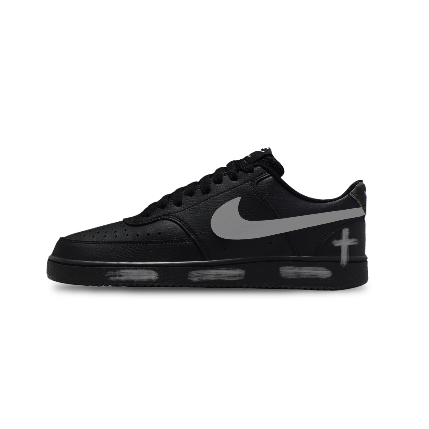 Court Vision 1 износостойкие и легкие низкие скейтборд кроссовки unisex Nike, черный
Court Vision 1 износостойкие и легкие низкие скейтборд кроссовки unisex Nike, черный