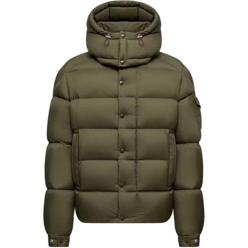 Пуловер с капюшоном на молнии Moncler, оливковый
Пуловер с капюшоном на молнии Moncler, оливковый