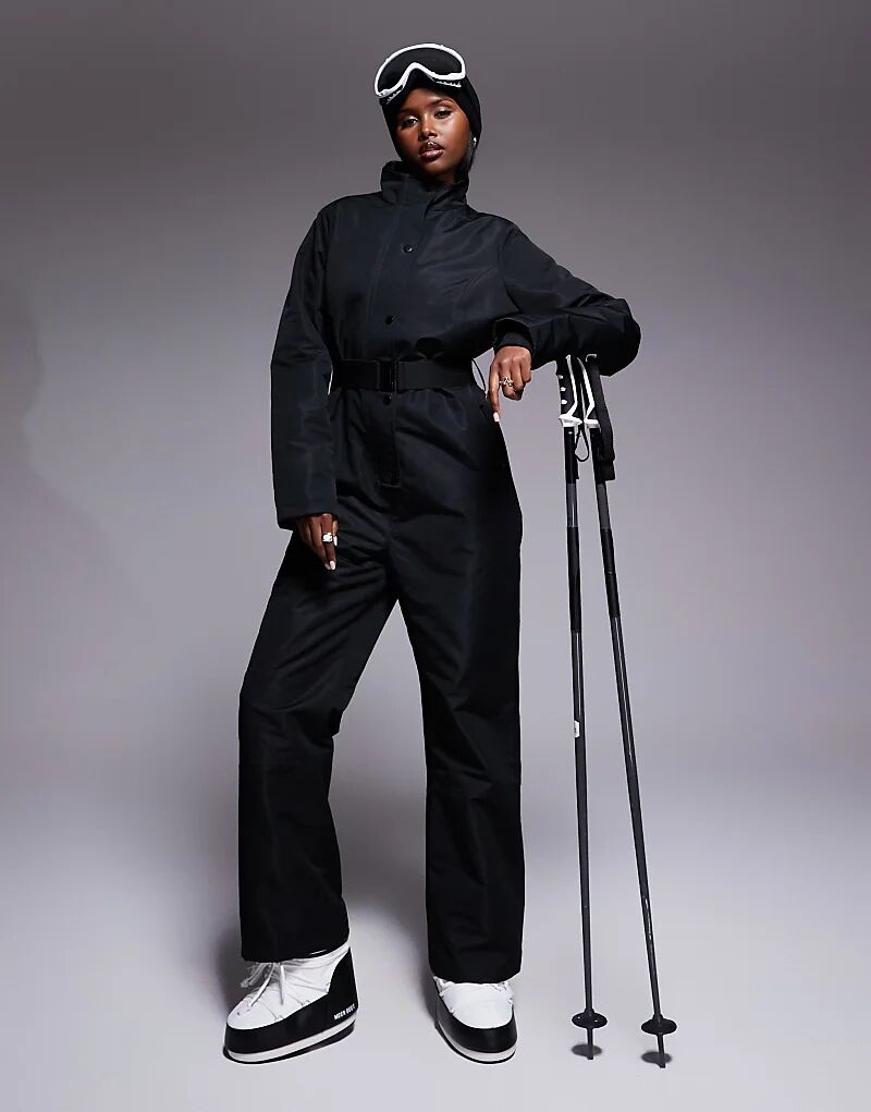 Лыжный комбинезон Threadbare Ski с пуговицами спереди, черный
Лыжный комбинезон Threadbare Ski с пуговицами спереди, черный