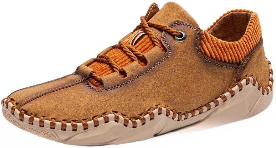 Мужские кожаные оксфордские кроссовки на шнуровке- повседневная, модная рабочая обувь для работы и повседневной носки Hhhchpm, коричневый
Мужские кожаные оксфордские кроссовки на шнуровке- повседневная, модная рабочая обувь для работы и повседневной носки Hhhchpm, коричневый