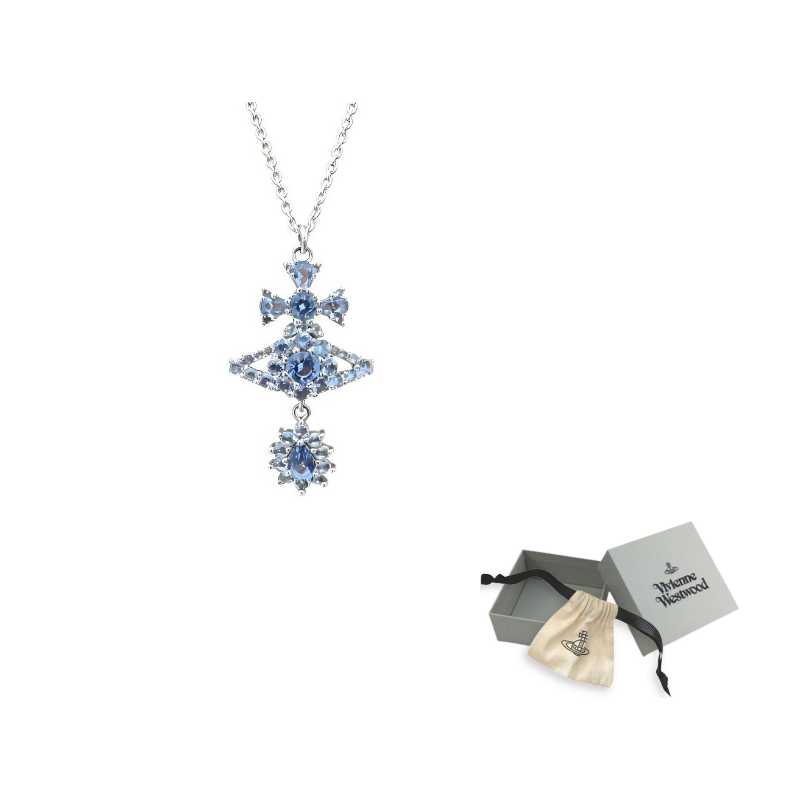 Кулон Masha Vivienne Westwood, синий/серебряный
Кулон Masha Vivienne Westwood, синий/серебряный