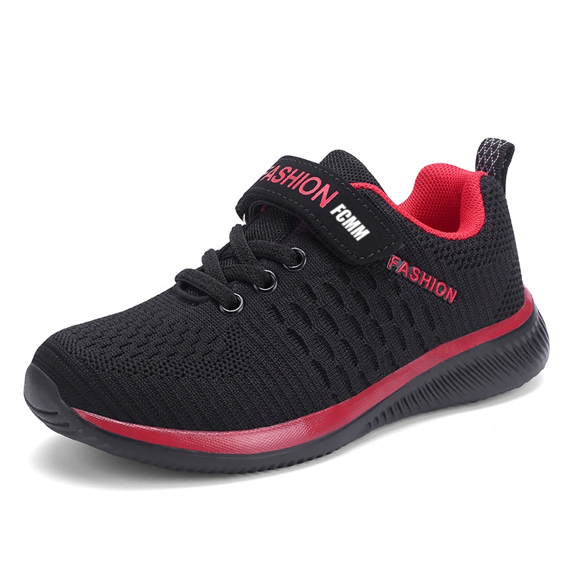 Нескользящие износостойкие низкие повседневные кроссовки для детей FCMM, черный/красный
Нескользящие износостойкие низкие повседневные кроссовки для детей FCMM, черный/красный