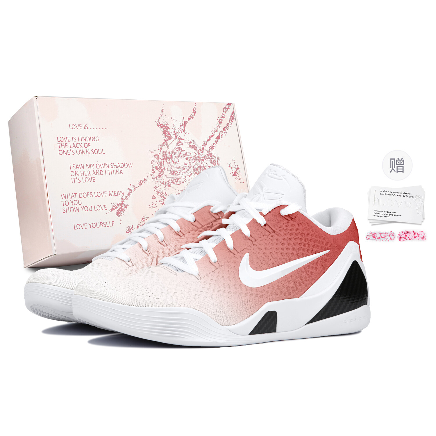 Баскетбольные кроссовки Kobe 9 Basketball Shoes Unisex Low-Top White/Red Nike
Баскетбольные кроссовки Kobe 9 Basketball Shoes Unisex Low-Top White/Red Nike