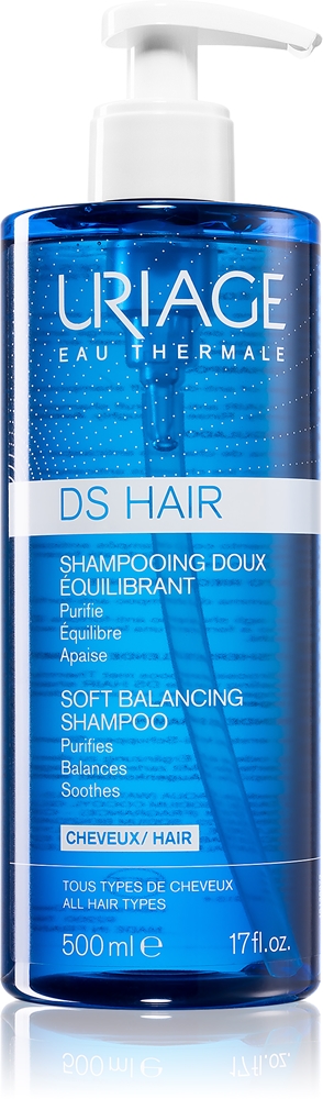 Мягкий балансирующий шампунь Ds Hair, очищающий шампунь для чувствительной кожи головы Uriage, 500 мл
Мягкий балансирующий шампунь Ds Hair, очищающий шампунь для чувствительной кожи головы Uriage, 500 мл