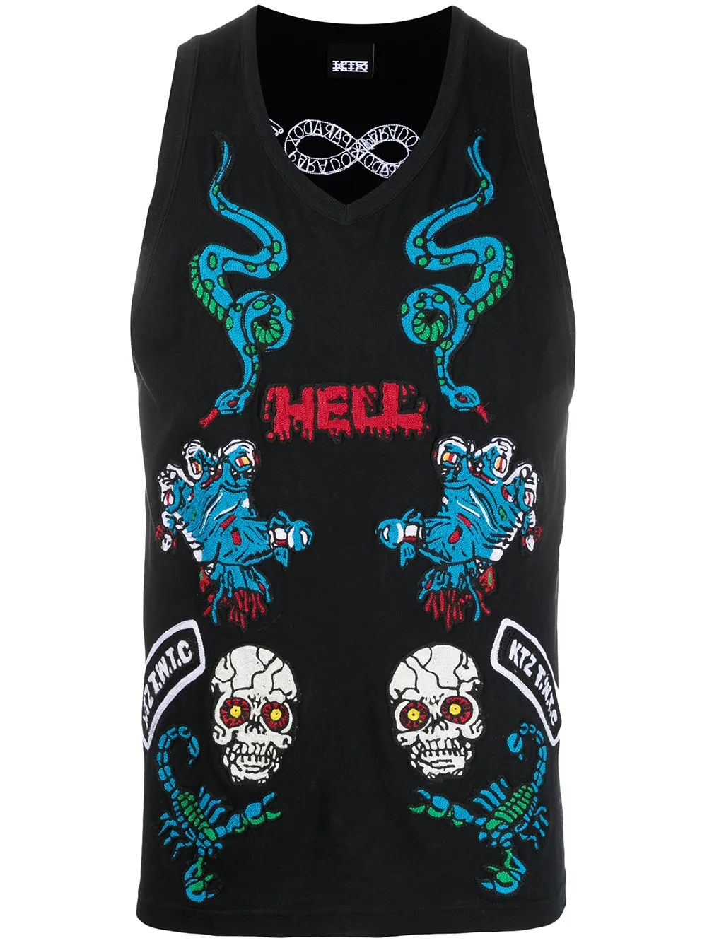 Топ Patches без рукавов KTZ, черный
Топ Patches без рукавов KTZ, черный