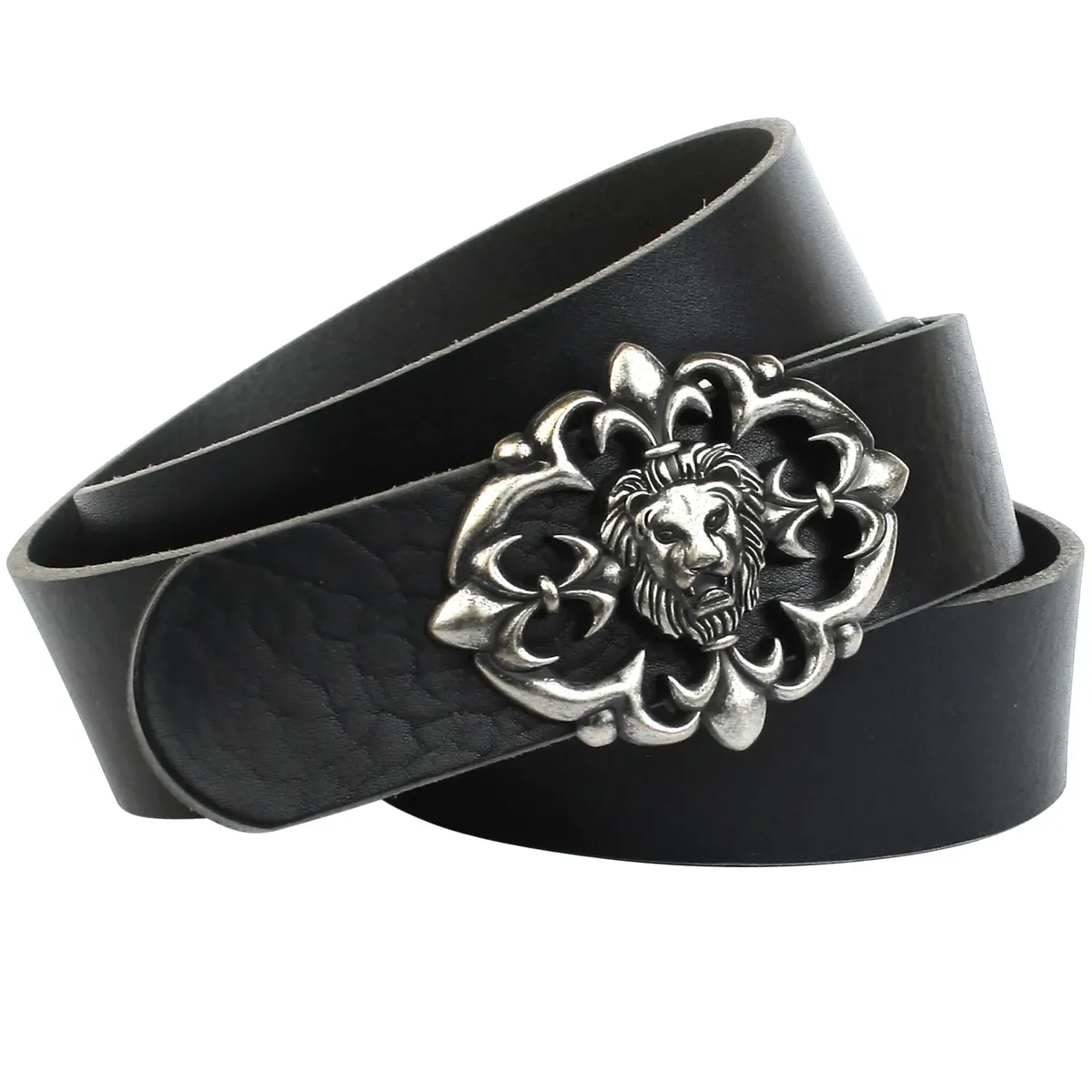 Кожаный ремень Anthoni Crown с эффектной модной застежкой, черный
Кожаный ремень Anthoni Crown с эффектной модной застежкой, черный