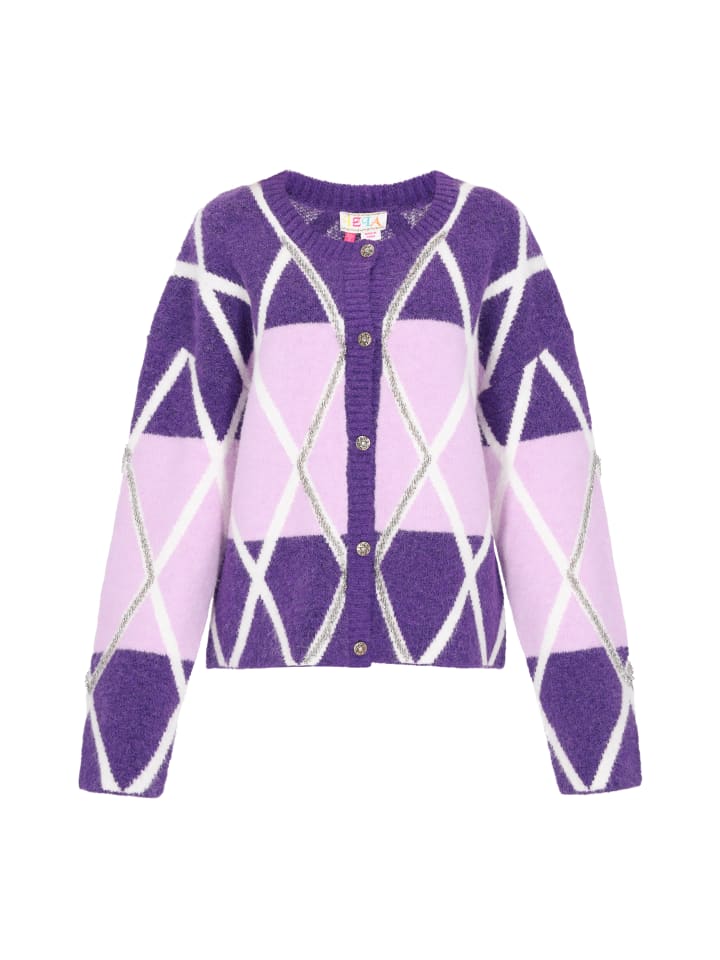 Женский кардиган фиолетово-сиреневого цвета IZIA
Женский кардиган фиолетово-сиреневого цвета IZIA