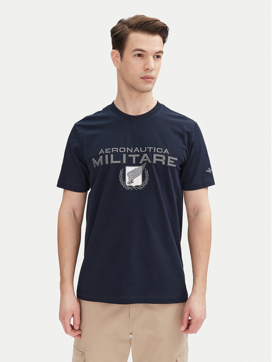 Футболка обычного кроя 251TS2379J674 Aeronautica Militare, синий 
Футболка обычного кроя 251TS2379J674 Aeronautica Militare, синий