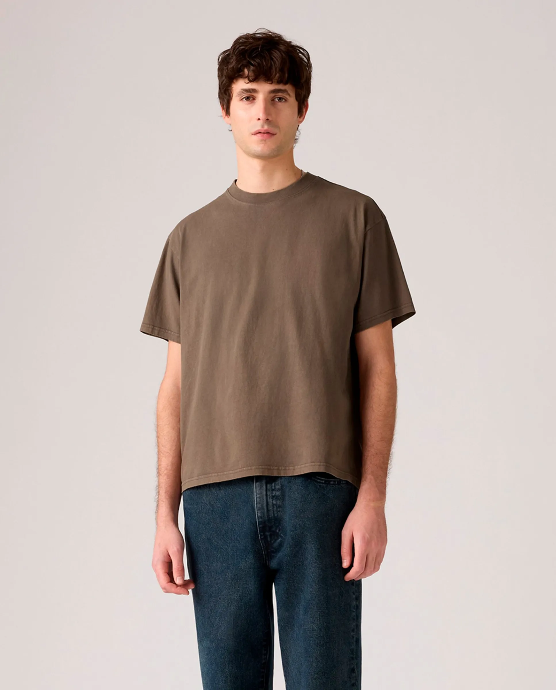 Короткая укороченная футболка с круглым вырезом Levi'S, темно-коричневый
Короткая укороченная футболка с круглым вырезом Levi'S, темно-коричневый