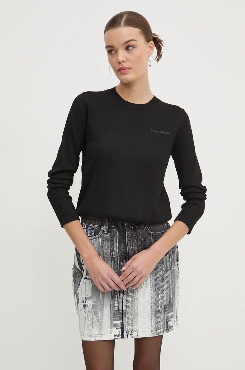 Свитер Guess Jeans из смесовой шерсти, черный
Свитер Guess Jeans из смесовой шерсти, черный