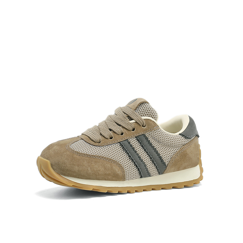 Детские кроссовки для скейтбординга с низким верхом, амортизирующие, противоскользящие, износостойкие, с защитой от ударов HANG TEN, коричневый 
Детские кроссовки для скейтбординга с низким верхом, амортизирующие, противоскользящие, износостойкие, с защитой от ударов HANG TEN, коричневый