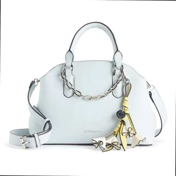 Сумка-сэтчел с драпировкой и цветочным шармом Bcbgeneration, синий
Сумка-сэтчел с драпировкой и цветочным шармом Bcbgeneration, синий