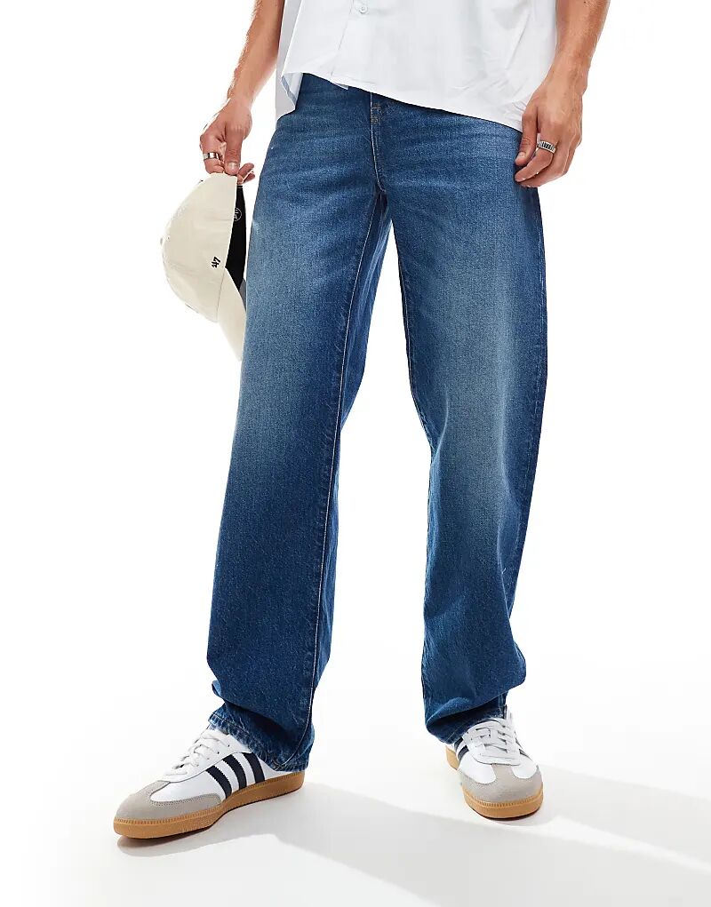 Прямые джинсы темно-синего цвета Lacoste
Прямые джинсы темно-синего цвета Lacoste