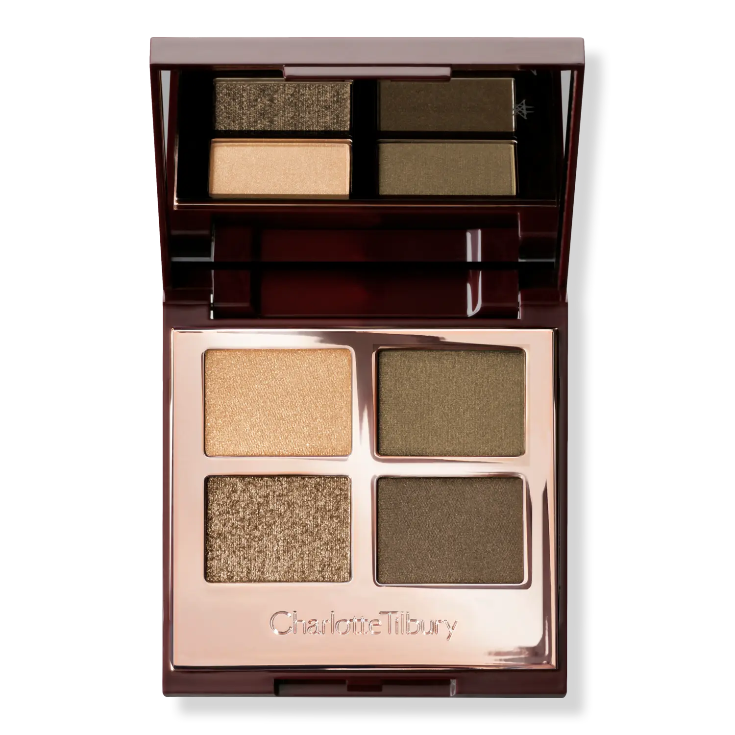 Тени для век Luxury Eyeshadow Palette Charlotte Tilbury, The Rebel (glowing gold & khaki green)
Тени для век Luxury Eyeshadow Palette Charlotte Tilbury, The Rebel (glowing gold & khaki green)