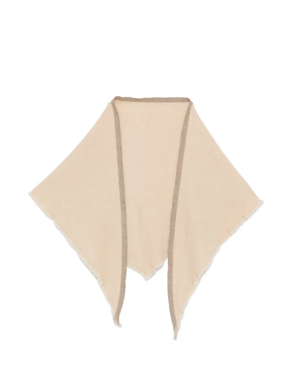 Шарф с контрастной отделкой Liska, светло-бежевый
Шарф с контрастной отделкой Liska, светло-бежевый