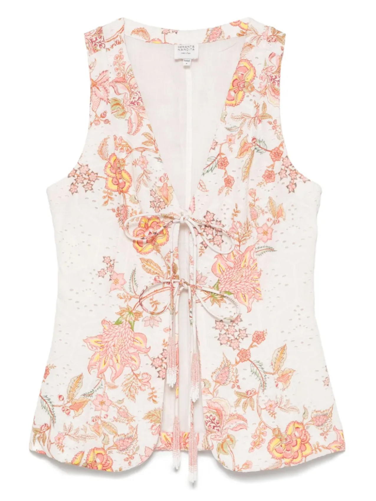 Жилет с принтом Hemant And Nandita, белый
Жилет с принтом Hemant And Nandita, белый
