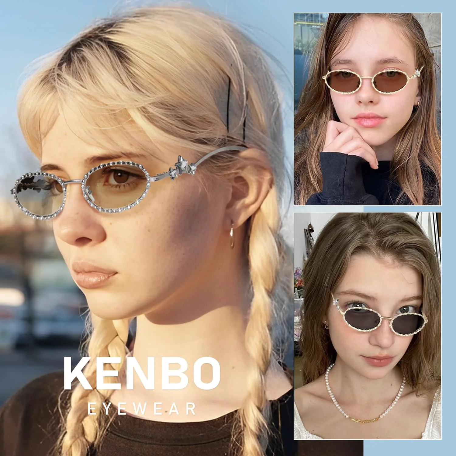 Женские солнцезащитные очки KENBO Petite со стразами в стиле 90-х, блестящие, в стиле хиппи-диско, модные, для маленького лица, Oval Gold Frame - Grey Lens
Женские солнцезащитные очки KENBO Petite со стразами в стиле 90-х, блестящие, в стиле хиппи-диско, модные, для маленького лица, Oval Gold Frame - Grey Lens