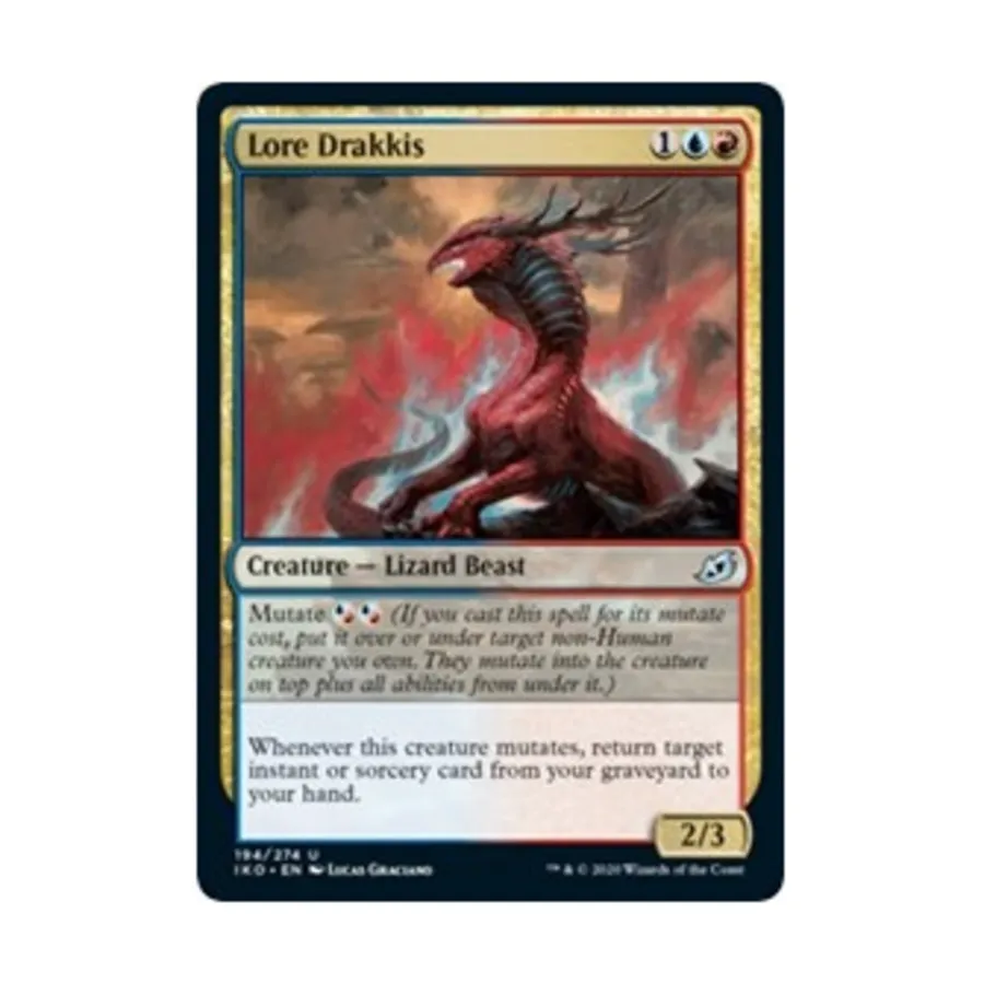 CCG Лор Драккис (В), MTG - Ikoria - Lair of Behemoths
CCG Лор Драккис (В), MTG - Ikoria - Lair of Behemoths