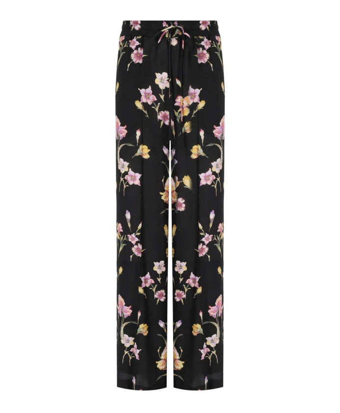 Широкие брюки с цветочным принтом Twinset, мультиколор
Широкие брюки с цветочным принтом Twinset, мультиколор