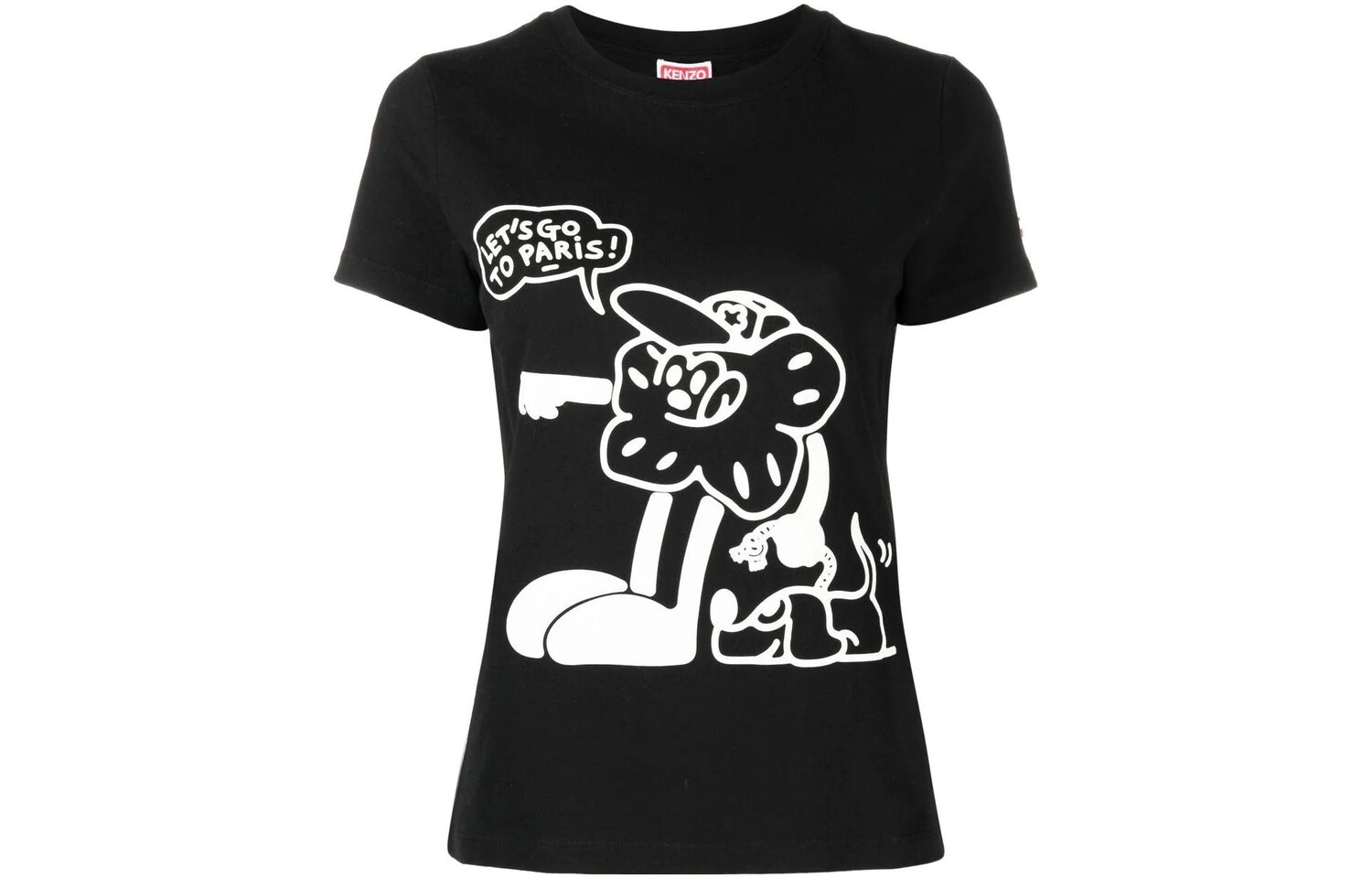 Футболка женская Kenzo с рисунком, черный / белый
Футболка женская Kenzo с рисунком, черный / белый