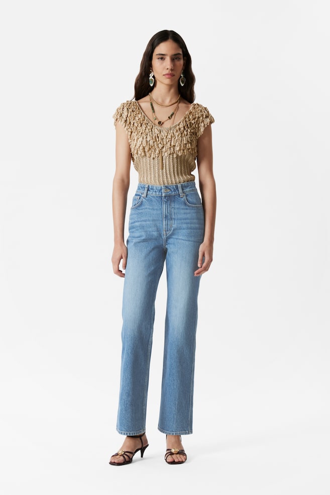 Джинсы с высокой талией и широкими штанинами & Other Stories, синий
Джинсы с высокой талией и широкими штанинами & Other Stories, синий