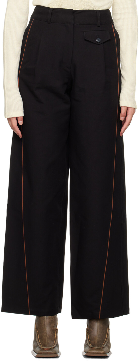 Черные брюки с окантовкой Kijun, Черный, Черные брюки с окантовкой Kijun
Черные брюки с окантовкой Kijun, Черный, Черные брюки с окантовкой Kijun