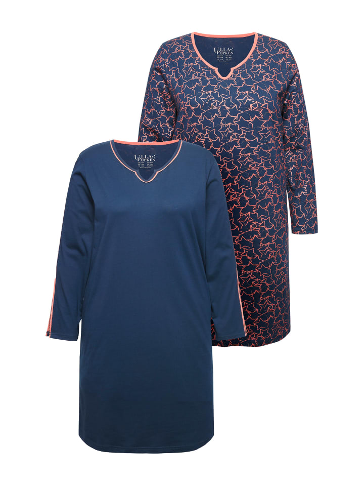 Ночная рубашка Ulla Popken, темно-синий
Ночная рубашка Ulla Popken, темно-синий