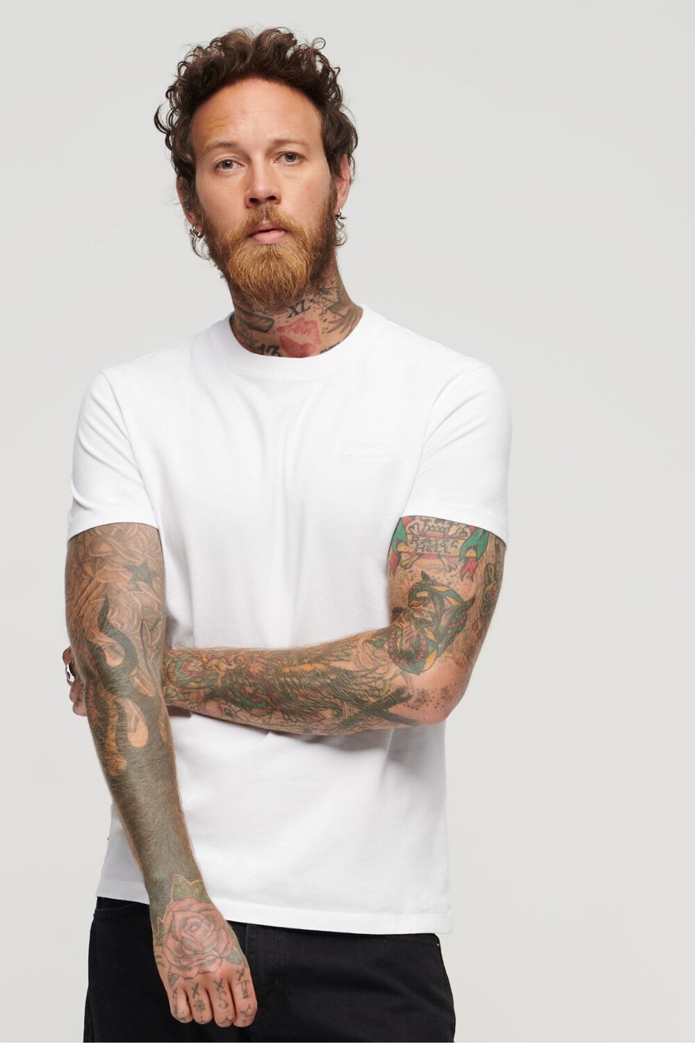 Винтажная вышитая футболка Superdry, белый
Винтажная вышитая футболка Superdry, белый