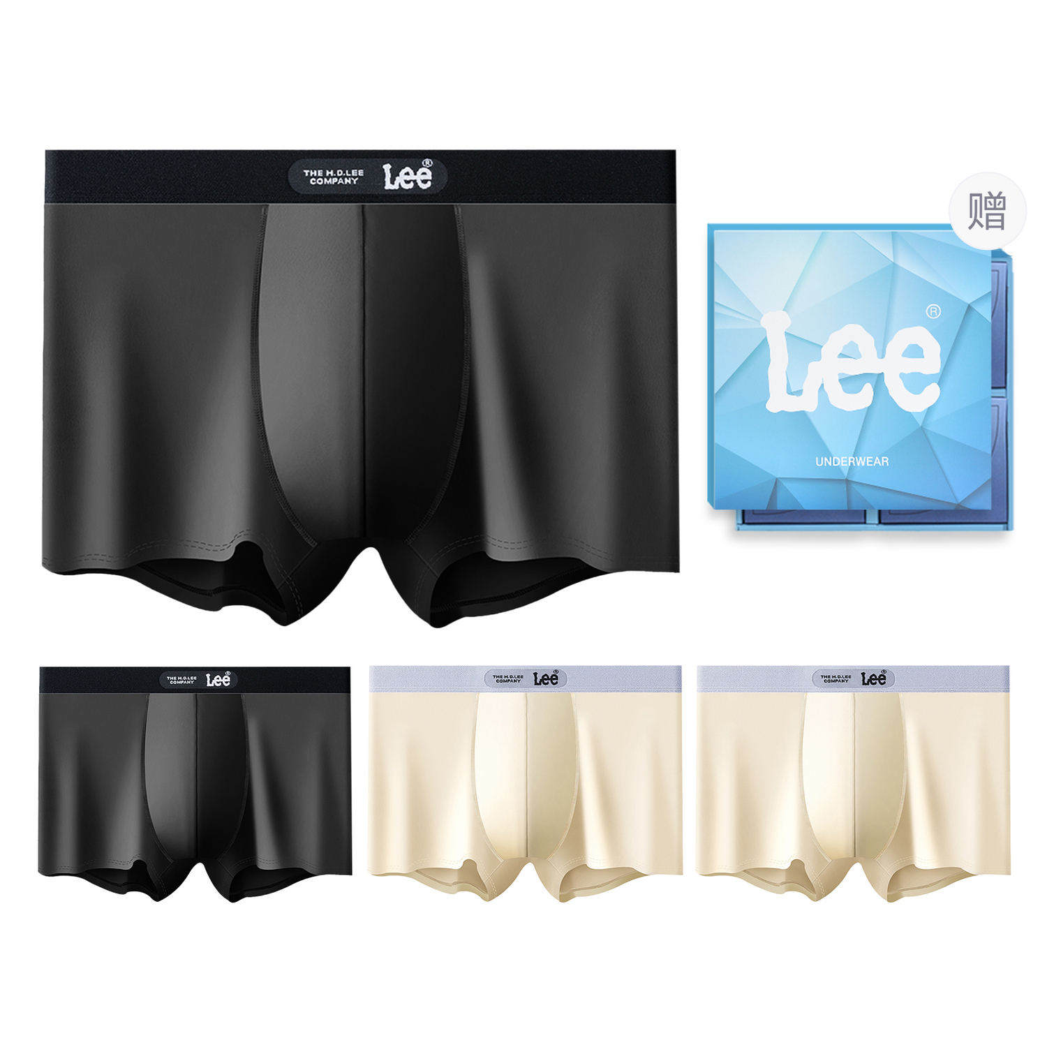 Lee Подарочный набор мужского белья 4 шт
Lee Подарочный набор мужского белья 4 шт