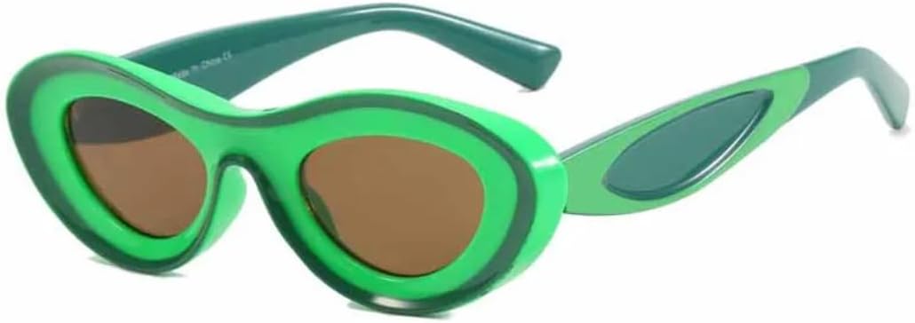 Солнцезащитные очки в овальной оправе для женщин, модные очки «кошачий глаз», очки с защитой от УФ-излучения UV400, винтажные солнцезащитные очки для мужчин VVTWSSW, Green
Солнцезащитные очки в овальной оправе для женщин, модные очки «кошачий глаз», очки с защитой от УФ-излучения UV400, винтажные солнцезащитные очки для мужчин VVTWSSW, Green