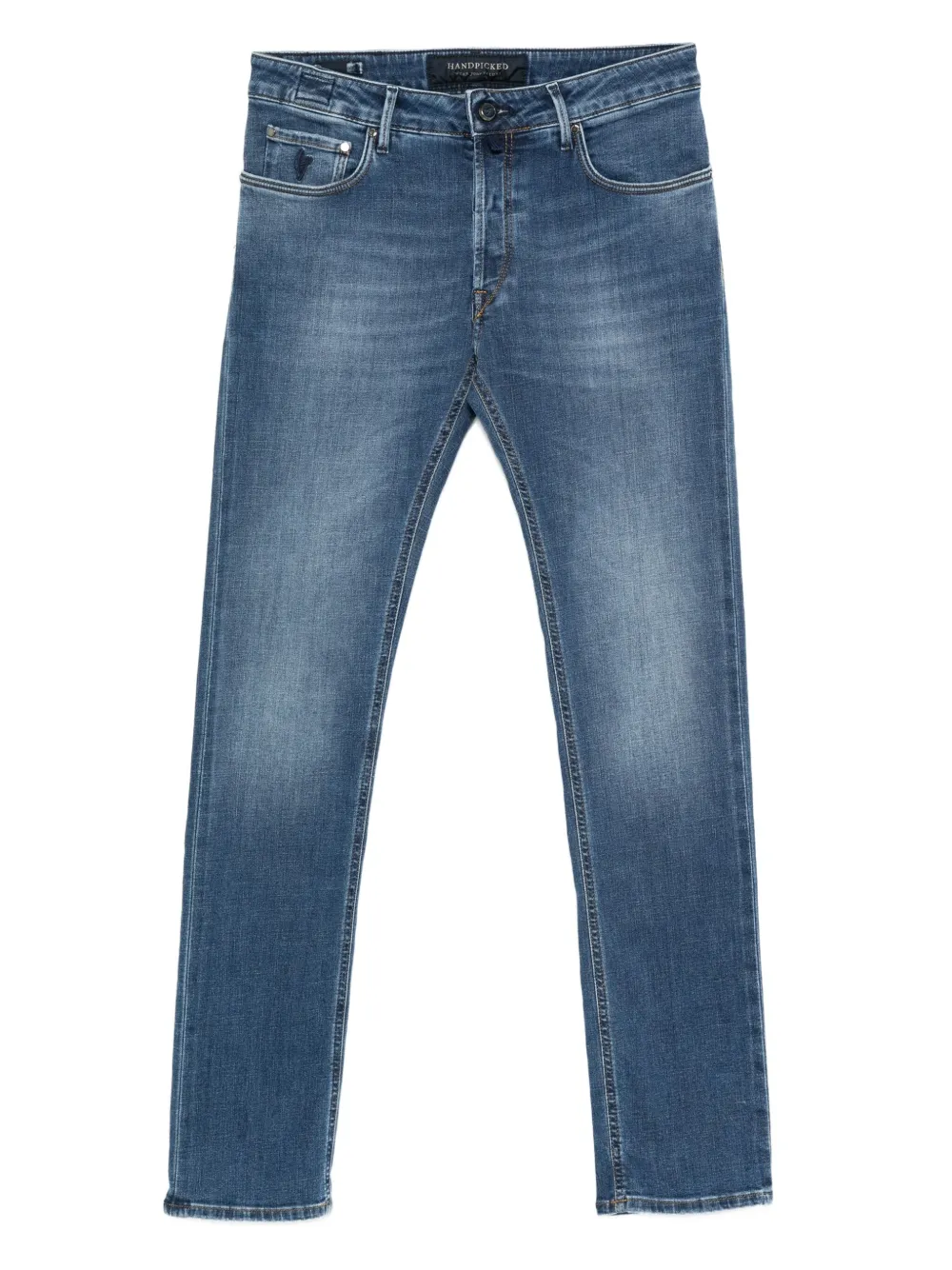 Джинсы с нашивкой-логотипом Hand Picked, синий
Джинсы с нашивкой-логотипом Hand Picked, синий