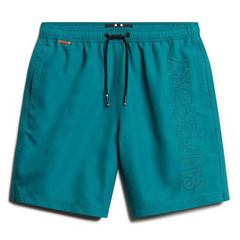 Шорты для плавания Superdry Premium Emb 17´´, синий 
Шорты для плавания Superdry Premium Emb 17´´, синий