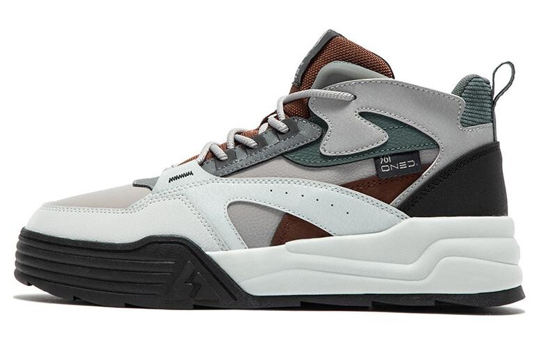 Кеды мужские, обувь для скейтбординга высокая серый/черный 361°
Кеды мужские, обувь для скейтбординга высокая серый/черный 361°