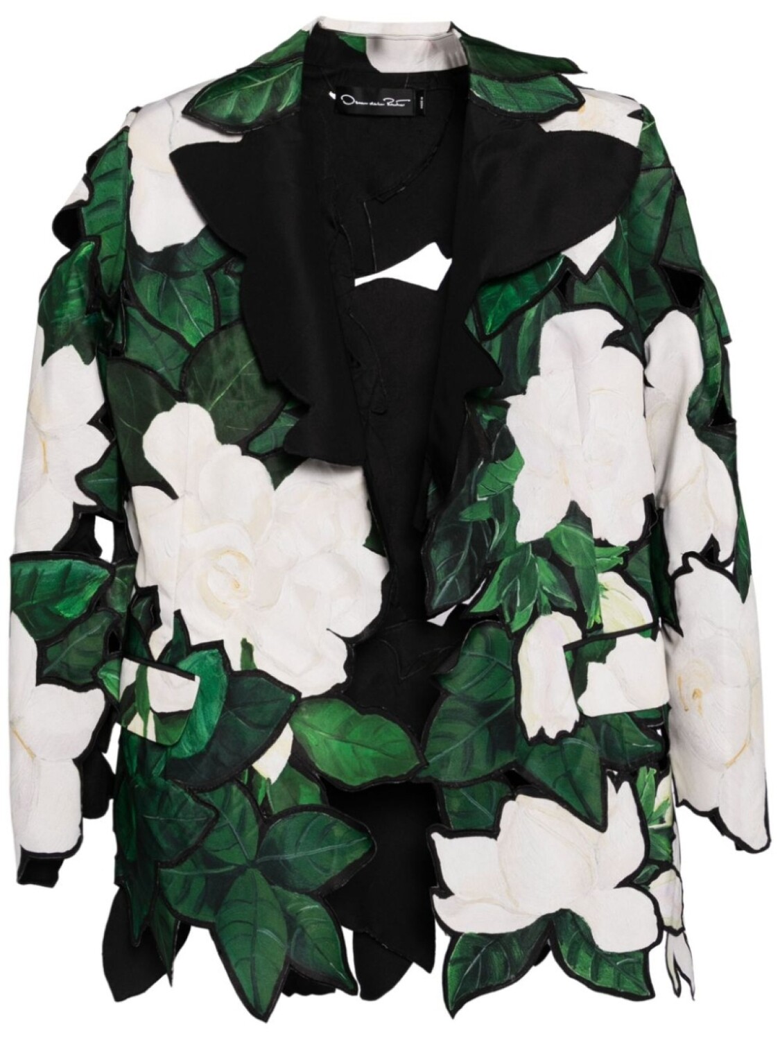 Oscar de la Renta layered-design blazer, зеленый
Oscar de la Renta layered-design blazer, зеленый