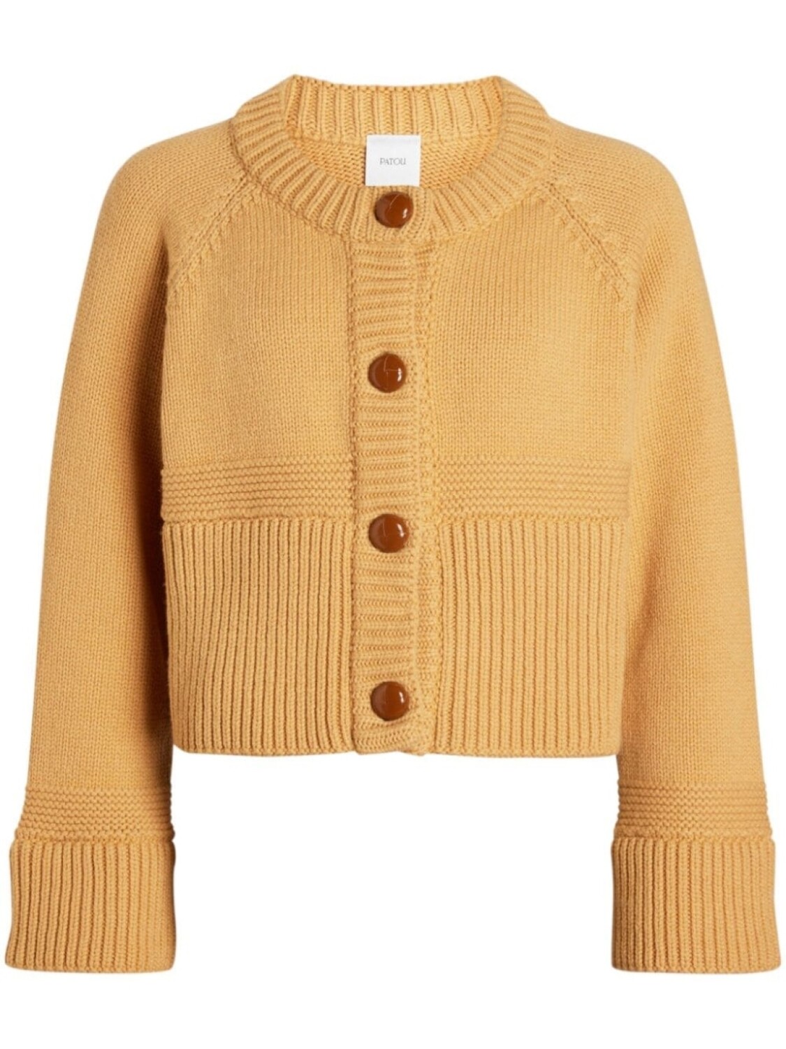 Patou приталенная трикотажная куртка в рубчик, нейтральный цвет
Patou приталенная трикотажная куртка в рубчик, нейтральный цвет