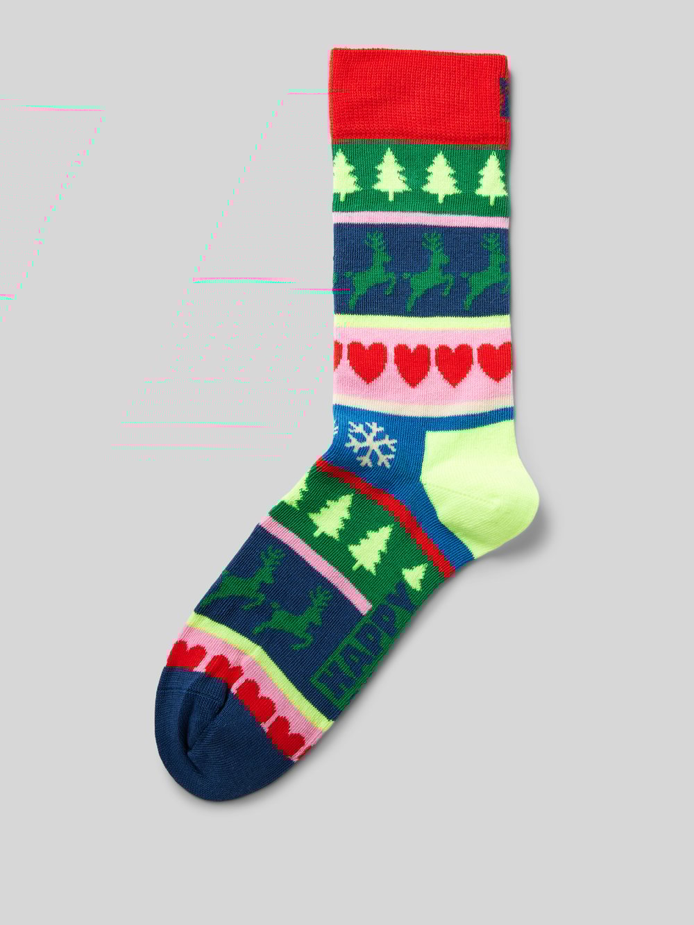 Носки с пришитыми этикетками, модель «Рождественская полоска» Happy Socks, светло-красный
Носки с пришитыми этикетками, модель «Рождественская полоска» Happy Socks, светло-красный