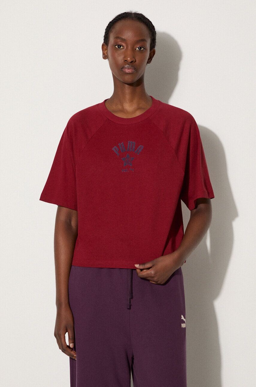 Хлопковая футболка Puma Classics Play Paris Relaxed Tee, гранатовый
Хлопковая футболка Puma Classics Play Paris Relaxed Tee, гранатовый