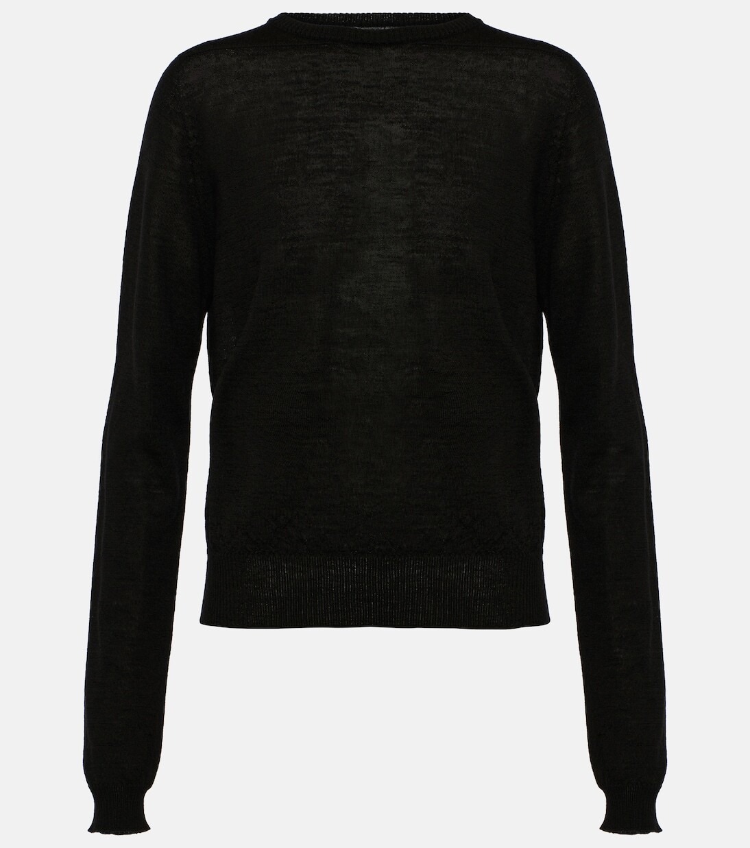 Шерстяной свитер maglia Rick Owens, черный 
Шерстяной свитер maglia Rick Owens, черный