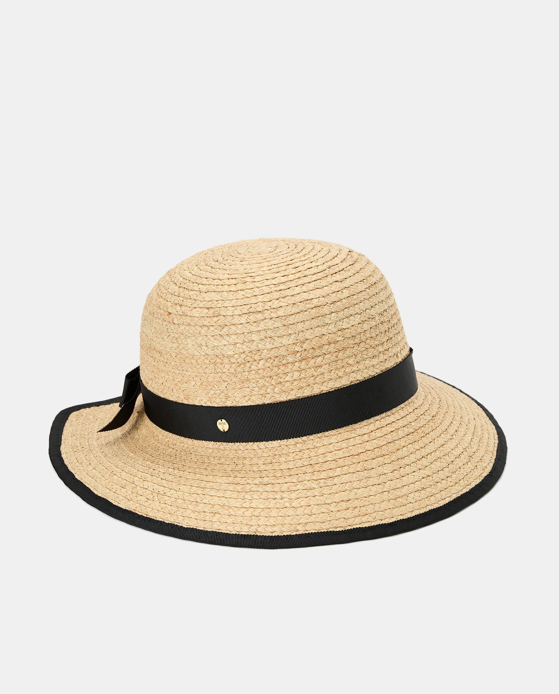 Соломенная шляпа с лентой из грубого зерна Latouche, черный
Соломенная шляпа с лентой из грубого зерна Latouche, черный
