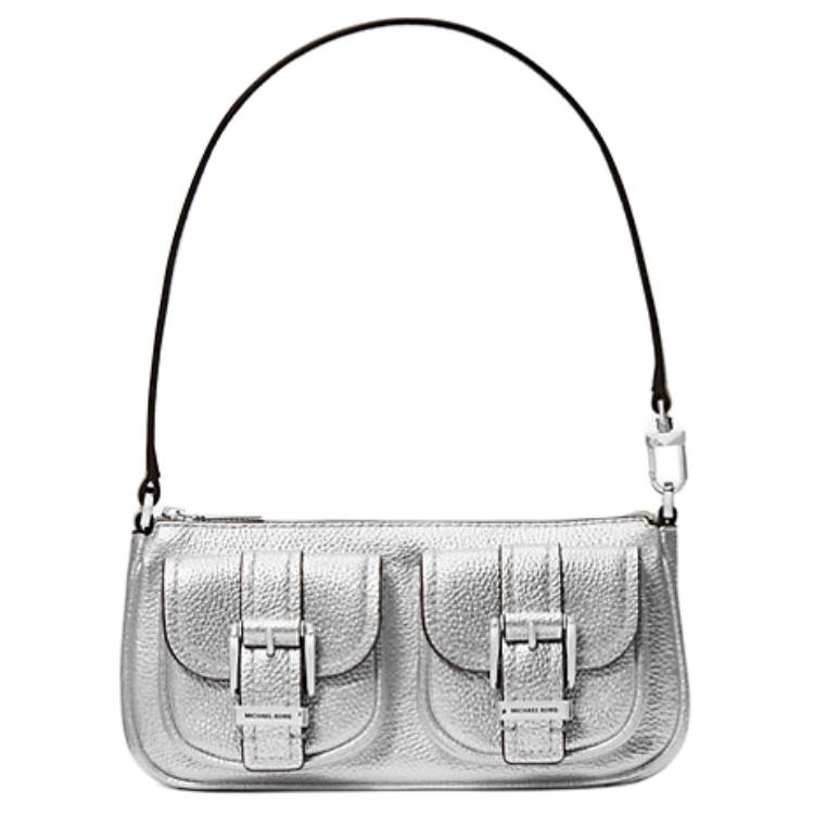 MICHAEL KORS Кожаная наплечная сумка унисекс серебристая
MICHAEL KORS Кожаная наплечная сумка унисекс серебристая