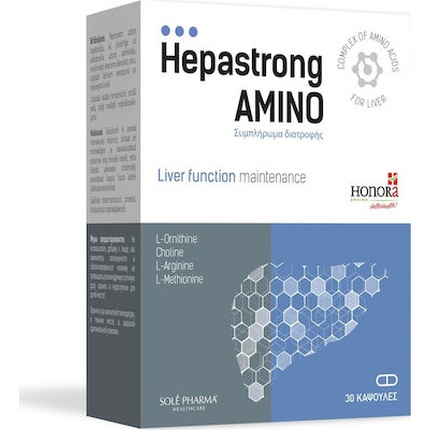 Hepastrong Amino Пищевая добавка для защиты печени 30 таблеток Oem
Hepastrong Amino Пищевая добавка для защиты печени 30 таблеток Oem