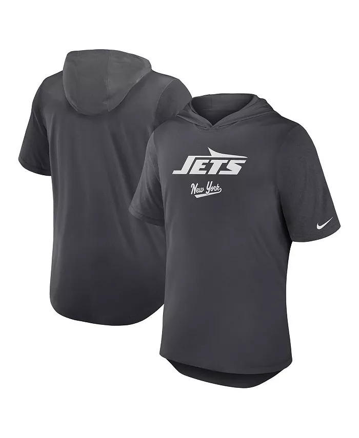 Мужская антрацитовая толстовка-футболка New York Jets Tri-Blend Performance Nike
Мужская антрацитовая толстовка-футболка New York Jets Tri-Blend Performance Nike