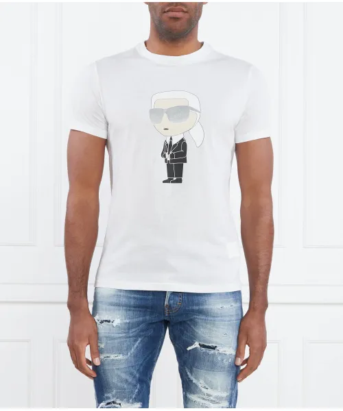Футболка с круглым вырезом Slim fit Karl Lagerfeld, белый
Футболка с круглым вырезом Slim fit Karl Lagerfeld, белый