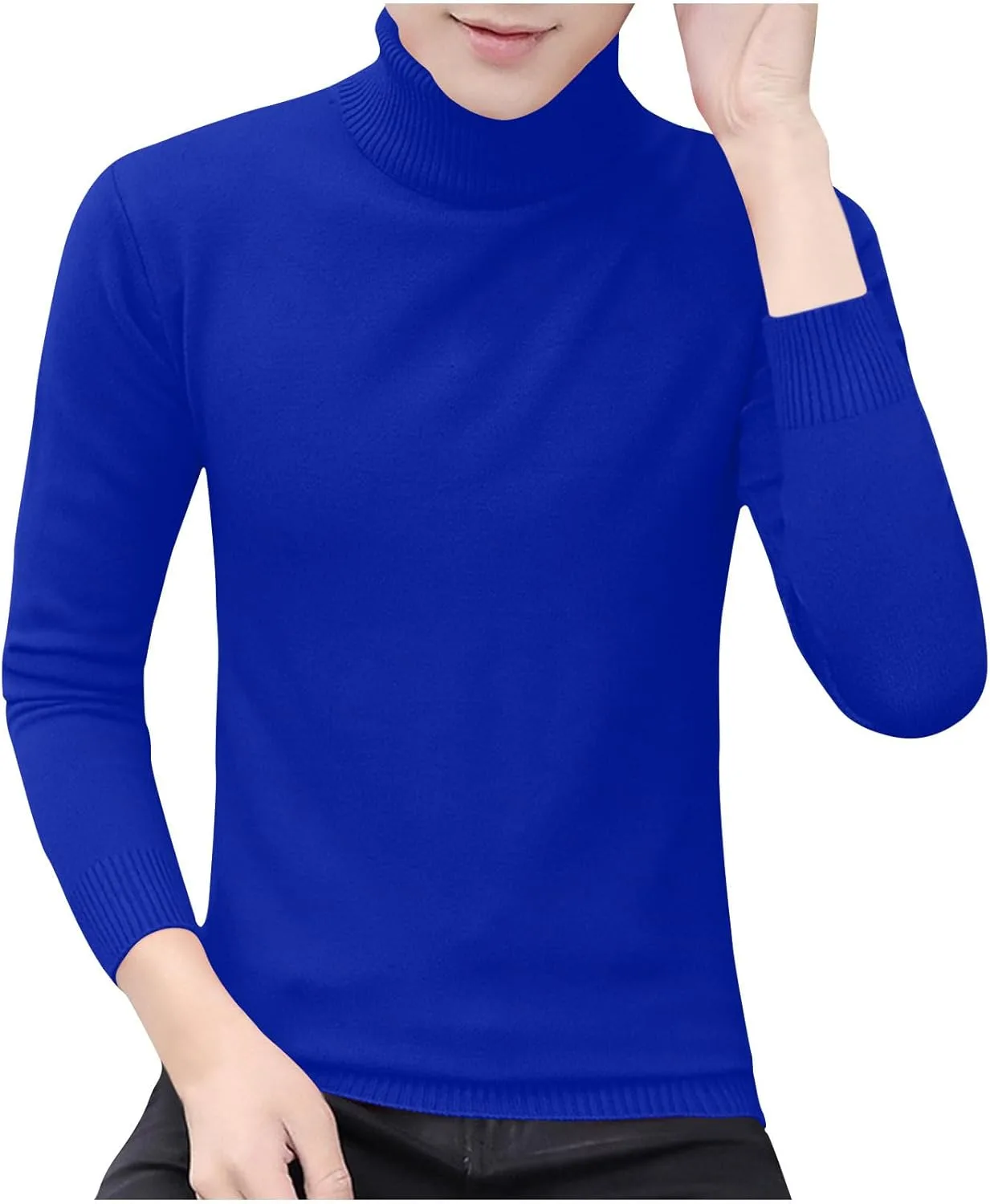 Мужской свитер с высоким воротником, Slim Fit, легкий
Мужской свитер с высоким воротником, Slim Fit, легкий