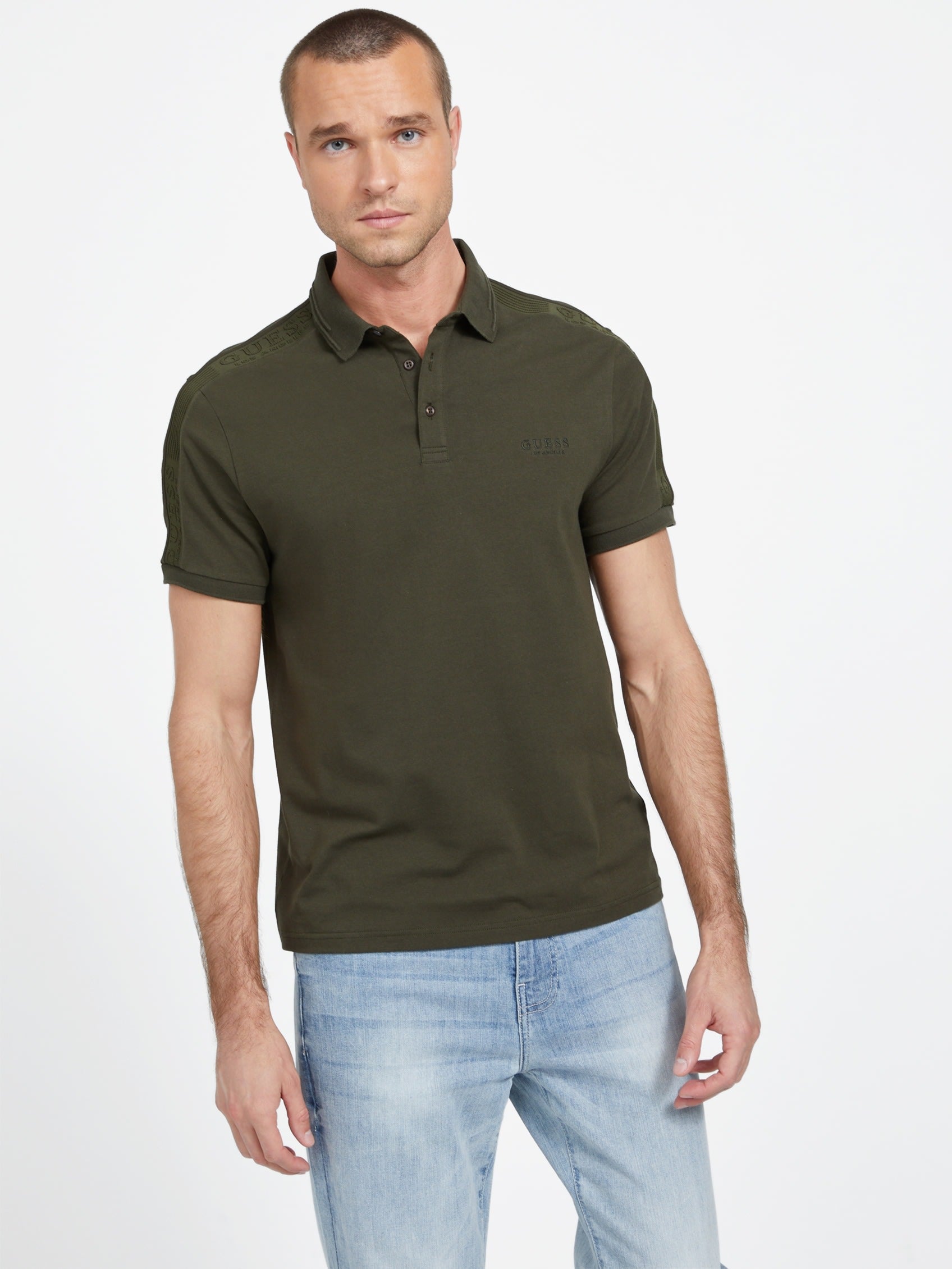 Эко Кона Поло Guess Factory, цвет dusty oliver
Эко Кона Поло Guess Factory, цвет dusty oliver