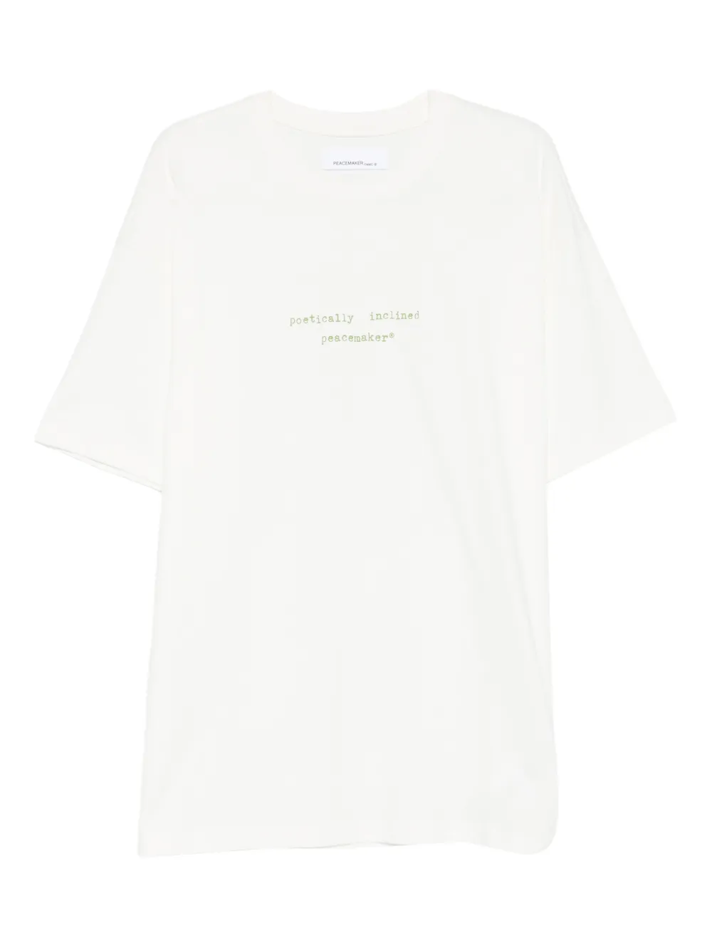 Футболка с круглым вырезом Peacemaker Oamc, белый
Футболка с круглым вырезом Peacemaker Oamc, белый